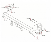 Оригинальный фаркоп WESTFALIA 316454600001 для RENAULT KOLEOS 04/17- A40V от магазина ФаркопРос