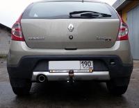 Фаркоп RN 06 для RENAULT Sandero I, Stepway I 2009-2013, Автос, нагрузка 1000/75 кг. С подрезкой бампера от магазина ФаркопРос