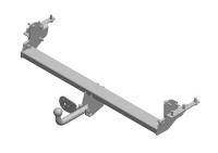 Фаркоп NS 16 для NISSAN Navara (со ступ.) 05.2005-2010, Автос, нагрузка 3000/120 кг. БЕЗ подрезки бампера от магазина ФаркопРос