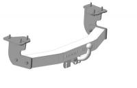 Тюнинговый фаркоп с металлической накладкой 2850-ABP Oris на Suzuki Grand Vitara 5 дверей 2005-2016 без выреза в бампере. Тип шара: A. Нагрузки: 1500/75 кг, масса фаркопа 26,3 кг (без электрики в комплекте) от магазина ФаркопРос