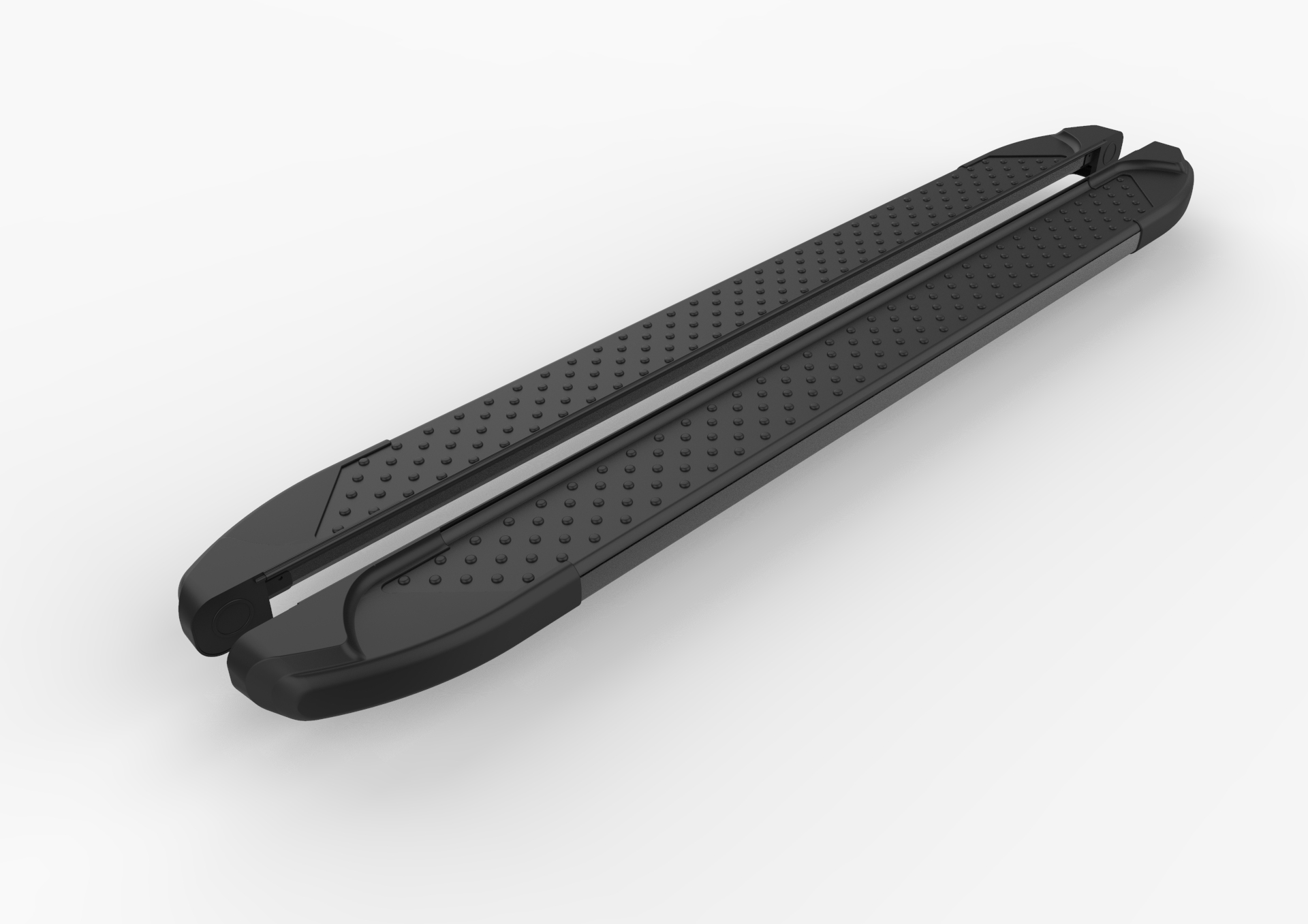 Пороги-подножки Sapphire для KIA SORENTO III Prime 2014-2020 г.в. от турецкого производителя Can Auto. Размер подножки: 183 см. Black. Артикул: KISO.54.1489