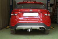 Фаркоп KI 35 для KIA Rio X-Line 2017-2020, Автос, нагрузка 1300/75 кг. БЕЗ подрезки бампера от магазина ФаркопРос
