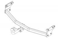 Фаркоп HY 33 для HYUNDAI Tucson (исключая а/м с дв. 2,4л) 2018- / KIA Sportage IV рест. (кроме  а/м с дв.2,4л), Автос, нагрузка 1600/100 кг. БЕЗ подрезки бампера от магазина ФаркопРос