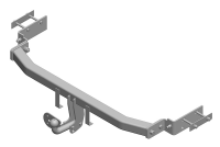 Фаркоп KI 17 для KIA Sorento  R 2009-10.2012, Автос, нагрузка 1250/75 кг. С подрезкой бампера от магазина ФаркопРос