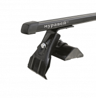 Багажник на гладкую крышу Муравей Д-1 с прямоугольными поперечинами 1,2 м от магазина ФаркопРос