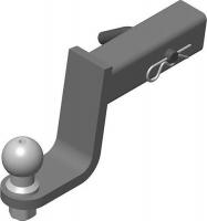 Фаркоп GW 13 для Great Wall Wingle 7 2018-, Автос, нагрузка 2500/100 кг. БЕЗ подрезки бампера от магазина ФаркопРос