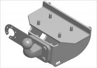 Фаркоп VW 26 для VOLKSWAGEN Amarok 2010-, Автос, нагрузка 2500/100 кг. БЕЗ подрезки бампера от магазина ФаркопРос