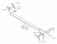 Оригинальный фаркоп WESTFALIA 332360600001 для NISSAN QASHQAI 11/13- A40V от магазина ФаркопРос