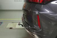 Быстросъемный фаркоп под квадрат для EXEED LX 2021- / CHERY Tiggo 7 Pro 2021- / CHERY Tiggo 7 Pro Max 2022- / Xcite X-Cross 7 2024-, БЕЗ подрезки бампера от магазина ФаркопРос