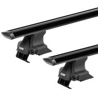 Багажники на крышу D-LUX 1 аэро-трэвэл черные (82мм) 1,2м на гладкую крышу от магазина ФаркопРос