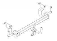 Фаркоп CN 02 для Citroen Spacetourer 2016-, Peugeot Traveller 2016-, Citroen Jumpy 2016-, Peugeot Expert 2016-, Toyota Proace 2016-, Opel Zafira Life 2019-, Автос, нагрузка 2500/100 кг. БЕЗ подрезки бампера от магазина ФаркопРос