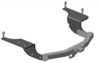 Фаркоп 9011-F Oris на Geely Emgrand X7 2016-2019 без выреза в бампере. Тип шара: F. Нагрузки: 1500/75 кг, масса фаркопа 26,5 кг (без электрики в комплекте) от магазина ФаркопРос