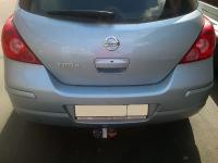 Фаркоп NS 23 для NISSAN Tiida 2007-2014, Автос, нагрузка 1000/75 кг. С подрезкой бампера от магазина ФаркопРос