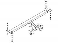 Фаркоп CE 01 для CHERY Amulet 2006-2011, Автос, нагрузка 750/50 кг. С подрезкой бампера от магазина ФаркопРос