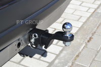 Фаркоп KCA-20-991124.00 PT Group Съемный квадратс НЕРЖ накладкой для KIA Carnival 2020-. Тип шара - E от магазина ФаркопРос