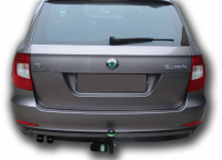 Фаркоп S106-A для SKODA SUPERB 2 (3T5) (универсал) 2009-2015 / OCTAVIA 2 (лифтбек) (1Z3) 2008-2013, Лидер Плюс от магазина ФаркопРос