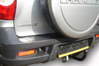 Фаркоп T-VAZ-37H для ВАЗ 2123 Chevrolet Niva / Шевроле Нива / Шнива 1999-2009/ LADA NIVA TRAVEL 2123,  без выреза бампера. Лидер Плюс от магазина ФаркопРос