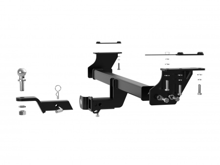 Быстросъемный Фаркоп N23.03E на Nissan Qashqai (J10, J11, J12) 2006- по н.в. (некоторые модели требуют вырез в бампере). Масса ТСУ - 13 кг. Нагрузки: 50/1000*. (БЕЗ электрики) от магазина ФаркопРос