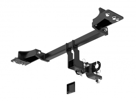 Фаркоп J23.03E на JETOUR T2 2024- / Джетур Т2 2024- БЕЗ выреза в бампере (снимается штатный лючок). Масса ТСУ - 12 кг. Нагрузки: 50/1200*. (БЕЗ электрики) от магазина ФаркопРос