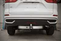 Фаркоп ПТ Групп HAVAL M6 2021- / HAVAL H6 2014- (Хавал M6) с нержавеющей накладкой съемный квадрат HMS-21-991124.00 от магазина ФаркопРос