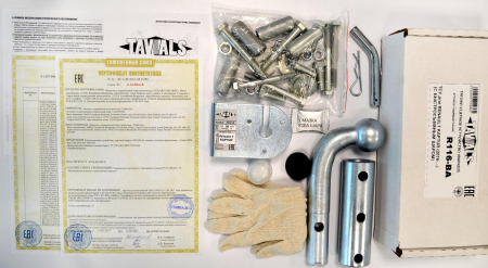 Фаркоп T-K110-BA для KIA CEE'D(ED) (хетчбек) 2007-2012 / HYUNDAI I30 (FD) 2007-2012, Лидер Плюс