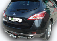 Фаркоп N118-F(N) для NISSAN MURANO (Z51) 2010-2015 (С НЕРЖАВЕЮЩЕЙ ПЛАСТИНОЙ), Лидер Плюс от магазина ФаркопРос