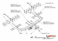 Фаркоп для Volkswagen LT со ступенькой короткая база 1995-2006 M.018, Imiola от магазина ФаркопРос