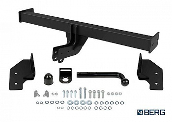 Фаркоп BERG для Haval Jolion 2021-. Тип шара: A. Нагрузки: 1500/75 кг. Вес: 16 кг. БЕЗ выреза в бампере. Артикул - (F.9412.001) от магазина ФаркопРос