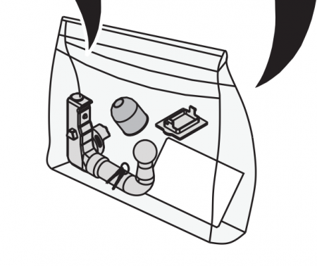 Фаркоп D 61V AUTO-HAK для Mercedes GLE W167, GLS X167 2018 от магазина ФаркопРос