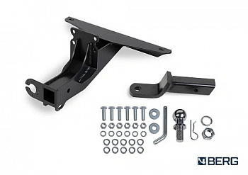 Фаркоп BERG для UAZ Patriot 2005-. Тип шара: E. Нагрузки: 1500/75 кг. Вес: 9,5 кг. БЕЗ выреза в бампере. Артикул - (F.6311.002) от магазина ФаркопРос