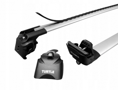 Багажники Turtle Air 3 на Jeep Grand Cherokee 2010+ (WK2) Silver от магазина ФаркопРос