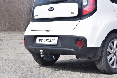 Фаркоп KSL-13-991122.00 PT Group для KIA Soul 2013-2018 - съемный квадрат от магазина ФаркопРос