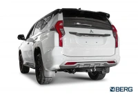 Фаркоп BERG для Mitsubishi Montero Sport (нерж.) 2019-/ Pajero Sport (нерж.) 2021-. Тип шара: F. Нагрузки: 2000/75 кг. Вес: 18 кг. БЕЗ выреза в бампере. Артикул - (F.4016.001) от магазина ФаркопРос