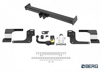 Фаркоп BERG для Toyota Rav4 2019-. Тип шара: VM. Нагрузки: 2000/75 кг. Вес: 24 кг. Небольшой вырез в бампере. Артикул - (F.5717.003) от магазина ФаркопРос