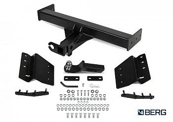 Фаркоп BERG для Mitsubishi L200 2018-. Тип шара: E. Нагрузки: 3500/120 кг. Вес: 23 кг. БЕЗ выреза в бампере. Артикул - (F.4014.001) от магазина ФаркопРос