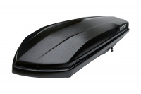 Автобокс CYBORT Jazz, 206*80*35, 410л, двухсторонний, черный мetallic, быстросъемные крепления краб от магазина ФаркопРос