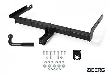 Фаркоп BERG для Lada Granta SW 2018-. Тип шара: A. Нагрузки: 1100/75 кг. Вес: 8,5 кг. БЕЗ выреза в бампере. Артикул - (F.6013.008) от магазина ФаркопРос