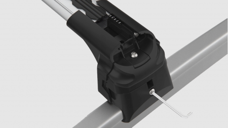 Багажник на интегрированные рейлинги Turtle Air 2 (комплект 2 шт.) модель 106 цвет серебристый от магазина ФаркопРос