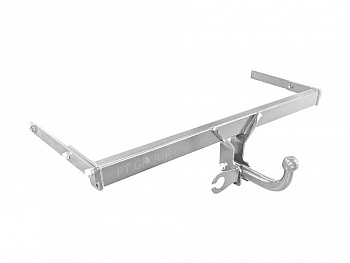 Фаркоп (Горячая оцинковка) для VOLKSWAGEN POLO V 2010-, Невидимая подрезка бампера от магазина ФаркопРос