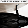 Багажный бокс на крышу Carl Steelman CLASSIC 1950*865*405 белый "карбон" с двухсторонним открытием + еврокрепление "краб"(об.470л) от магазина ФаркопРос