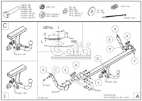 Фаркоп P043A на Peugeot 508 sedan 2011-, Galia от магазина ФаркопРос
