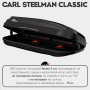 Багажный бокс на крышу Carl Steelman CLASSIC 1950*865*405 черный "карбон" с двухсторонним открытием + еврокрепление "краб"(об.470л) от магазина ФаркопРос