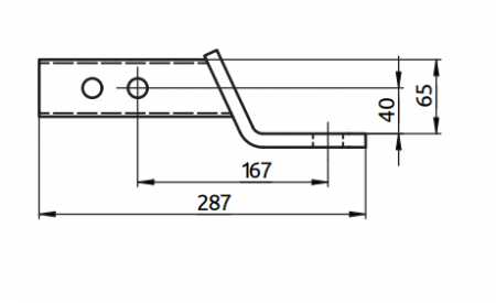 Кронштейн 50х50 для фаркопа универсальный (НПС) в сборе (арт. TOW990105), PT GROUP от магазина ФаркопРос