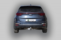 Фаркоп K124-E для KIA SPORTAGE (IV) 2018 / HYUNDAI TUCSON ( III ) 2016-2020 (кроме 2,4 л,, ШАР ВСТАВКА 50*50) от магазина ФаркопРос