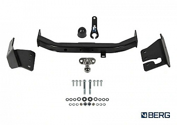 Фаркоп BERG для Toyota Fortuner (кроме TRD) 2017-. Тип шара: F. Нагрузки: 1500/75 кг. Вес: 19,8 кг. БЕЗ выреза в бампере. Артикул - (F.5715.001) от магазина ФаркопРос