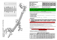 Фаркоп L101-FC для LEXUS RX 300/330/350/400 (XU3), Toyota Harrier 1997-2003, Toyota Highlander 1998-2003, Шар FC (сварной, крепится для 2 болта), Лидер Плюс от магазина ФаркопРос