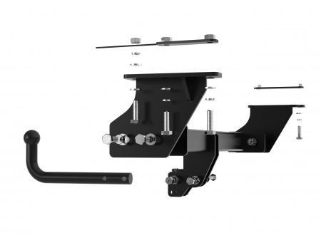 Фаркоп N23.03A на Nissan Qashqai 2006- по н.в. (некоторые модели требуют вырез в бампере). Масса ТСУ - 13 кг. Нагрузки: 50/1000*. (БЕЗ электрики) от магазина ФаркопРос