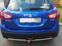 Фаркоп SZ 12 для SUZUKI SX 4 S-CROSS 2013-, Автос, нагрузка 1500/75 кг. БЕЗ подрезки бампера от магазина ФаркопРос