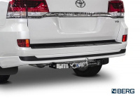 Фаркоп BERG для Toyota Land Cruiser 200 (Executive, TRD) нерж 2007-. Тип шара: F. Нагрузки: 1500/75 кг. Вес: 21 кг. БЕЗ выреза в бампере. Артикул - (F.5713.005) от магазина ФаркопРос