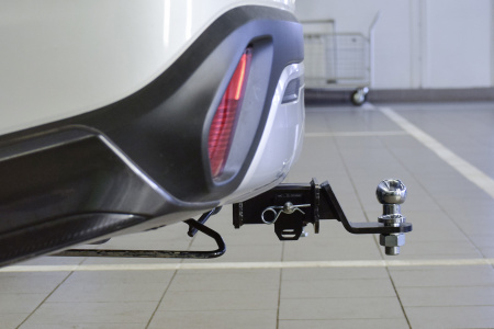 Быстросъемный фаркоп (ГОРЯЧ. Оцинк.) под квадрат для MITSUBISHI OutLander 2016-, БЕЗ подрезки бампера. MOU-16-991122.00GZN от магазина ФаркопРос